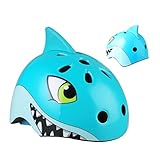 VORCOOL 子供用自転車自転車ヘルメット子供用スポーツヘルメット3D漫画スケートサイクリング用ヘルメットサイクリング乗馬 - サイズS 50-54cm（青）
