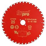Freud ブレード LP30タイプ コンビネーション用 (LP30M025 250mm) + ブレード変換リング (25.4mm)
