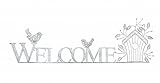 アンティーク調 ウェルカムプレート (鳥×WELCOME) YFH1270