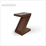 サイドテーブル MARIONマリオンスタンドテーブル 幅38 奥行40 高さ55cm ガラス天板 ソファーサイドテーブル 国産 日本製 高品質 木製 おしゃれ 国産