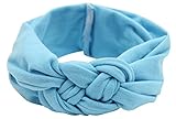 (ラボーグ)La Vogue ベビー キッズ ヘアバンド カチューム 赤ちゃん 子供 かわいい 女の子 ヘアアクセサリー ヘッドバンド 髪飾り 出産祝い 記念撮影 ブルー