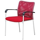 弘益 KOEKI ミーティングチェア (レッド) VIVACE(RD)