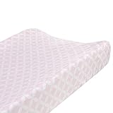 Just Born Valboa Changing Pad Cover, Hampton Pink by Just Born