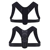背もたれ姿勢補正装置サポートベルト、Figure 8形状の調整可能な鎖骨ブレースバンド、男性と女性に役立ち、姿勢を改善し、痛みを軽減し、腰痛を軽減します