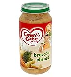 Cow & Gate Broccoli Cheese from 10m Onwards 250g (Pack of 2) - 10メートル以降の250グラムから牛＆ゲートブロッコリーのチーズ (Cow