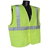 Radians SV2GSL Class 2 Solid Safety Vest Green Large [並行輸入品]