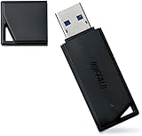 バッファロー USBメモリ 64GB USB3.2(Gen1)/3.1(Gen 1)/3.0/2.0 RUF3-K64GA-BK/N