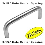 Cosmas 724 – 3.5ssステンレススチールTrueソリッドステンレススチール5 / 16 "直径キャビネットハードウェアハンドルワイヤPull – 3 – 1 / 2 "穴センター、3 –
