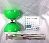 ディアボロレインボー スティックセット 固定軸 (グリーン)