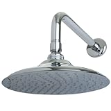 Kingston Brass K136A1CK Kingston Brass Victorian 8 in. Shower Head with 12 in. Shower Arm, Polished 