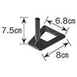 【100個】 6.8cm×8cm×H7.5cm 黒 ＴＯスティックスタンド 東海化成 タ種 代不