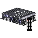 Bluetooth5.0 パワーアンプ 小型 4.1チャンネル HiFi ステレオ 音声増幅器 アンプ PC MP3 スピーカー家庭用・車載