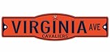 Virginia Cavaliers 4 " x 17 " Street Sign NCAA
