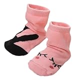 ノンスリップ新生児幼児靴下3脚暖かいノンスキッドストッキング赤ちゃんの誕生日の贈り物-A07