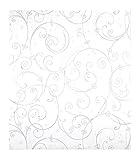 York Wallcoverings DK5966SMP Disney Kids Perfect Princess Scroll Wallpaper Memo Sample, 8-Inch x 10-