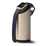 【elago】 Apple Watch 対応 充電 スタンド アルミ × シリコン 充電ドック [ AppleWatch 各種 アップルウォッチ Ultra2 / Ultra / 9 / 8 / 7 / 6 / SE2 / SE / 5 / 4 / 3 / 2 / 1 対応 ] W STAND シャンパンゴールド
