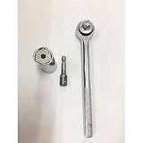 【★送料無料★】万能 ソケット 7～19mm 対応 ユニバーサル レンチ 3点 セット（ フリーサイズ）