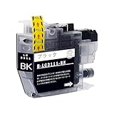 LC3111BK ブラック 1本 互換インク 互換品 Brother用 互換インクカートリッジ 純正品併用 LC3111-4PK 個包装 大容量 残量表示 ICチップ対応 MFC-J738DN/DWN J998DN/DWN DCP-J572N/J577N/J582N/J973N/J978N/J982N MFC-J893N/J898N/J903N DCP-J987N【INC】