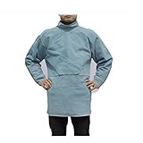 Dolity 作業服　溶接用　エプロン　保護用　カバー　やけど防止　全４サイズ２色　高品質 - 85cm 青