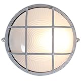 アクセス照明nauticusc20291 Oneライトラウンド7-inch直径濡れ場所バルクヘッド 7" Diameter 20294LED-SAT/FST 1