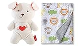 Set of Snugapuppy Calming Vibrations Soother and Circo Snoozin Safari Blanket [並行輸入品]