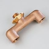 蛇口 立水栓/水栓柱に取付け ツインソケット(真鍮)