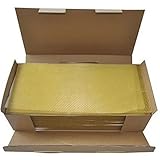 bath&bath ミツバチ 用 飼育 シート 巣礎 西洋 養蜂 ハニカム巣 蜜蝋 30枚