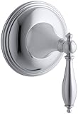 KOHLER K-T10304-4M-CP Finial Traditional Transfer Valve Trim, Polished Chrome [並行輸入品]