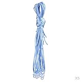 Homyl 約50個 おしゃぶり がらがら ミニサイズ ネックレス 可愛い ライトブルー