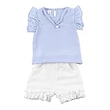 サクララ（Sakulala)上下セット 女の子 子供服 キッズ 赤ちゃん プリンセス ースリーブシャツ ショートパンツ セットアップ 薄い