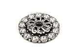 Carpe Diemハードウェア882 – 11 CキャッシュサテンEscutcheon with Swarovski Crystals
