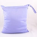 エルフ ベビー (Fairy Baby) 柔らかい 環境保護 赤ちゃん専用TPU防水 おむつ収納バッグ（28*30cm，パープル）