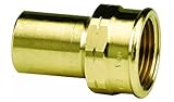 Viega 79445 ProPressゼロLeadブロンズアダプタとメス3 / 4 " x 3 / 4 " Female NPT x FTG ( 2 - Pack )