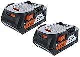 Ridgid ac840087p 18ボルトリチウムイオンバッテリ4 Amp Hour w /オンボード燃料ゲージ( 2 - Pack of r840087バッテリ) (認定Refurbished )