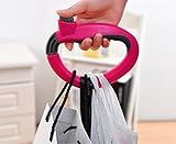 deroteno食料品のバッグホルダー、Mommyフックハンドルキャリアツールforショッピング