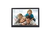 Becoler Ultra-thin Narrow 12-inch Metal Digital Photo Frame High-definition LED Electronic Advertisi