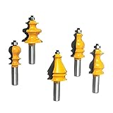Fenteer 木工チゼルカッター　トリムルーターカッター　レールスタイルルータービット