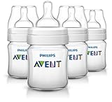 Philips AVENT Classic Plus BPA Free Polypropylene Bottles, 4 Ounce (Pack of 4) by Philips Avent [並行輸