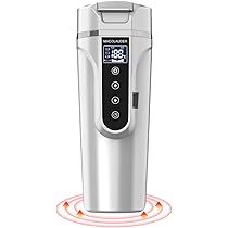 車用電気ポット　12V/24V ホワイト　500ml 車用ポット 車中泊　車載用 41VHamsYuxL._AC_UL210_SR210,
