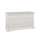 Bolton Furniture 8620500 Cambridge 7-Drawer Dresser, White [並行輸入品]