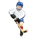 Personalizedクリスマス装飾2017フィールドホッケー少年スポーツPlayerアクティブAthleteホリデーツリーオーナメントチームCoworker workersギフト趣味スコアスティッ