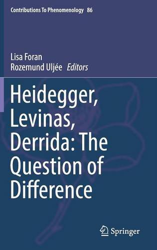 Heidegger, Levinas, Derrida: The Question of Difference (Contributions To Phenomenology)の表紙