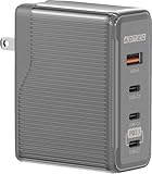 アドテック 合計150W ブラック PD3.1 単独140W 充電器 4ポート(USB-Cｘ4+USB-A) 折り畳み iPhone 17 Air Pro Pixel10 Pro スマホ iPad Galaxy Android 対応 急速充電 高速充電 QC ACアダプタ GaN パソコン2台同時給電 パワフル 急速充電 高速充電 APD-V150AC3-BK