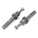 パワーツール1/2" -20UNF SDSプラスシャンクドリルチャックアダプター2個スレッド