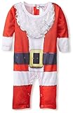 Faux Real Baby Santa Suitロンパース カラー: ホワイト