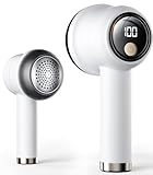 Errum 電動毛玉取りクリーナー 6枚刃 Type-C充電式 2000mAh コードレス 3段階調整 液晶ディスプレイ