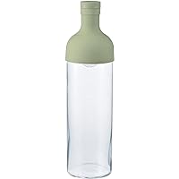 HARIO FIB-75-SG Filter-In Bottle, Practical Capacity, 25.5 fl oz (750 ml), Smoky Green, Made in Japan, Present, Gift, Gift