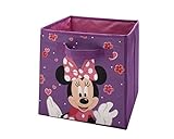 Disney Minnie Collapsible Storage Bin, Purple, Pink, Black, White by Disney