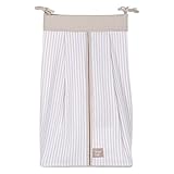 Trend Lab Quinn Diaper Stacker, Tan/White by Trend Lab