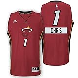 Chris Bosh Miami Heats # 1 Youth x-mas Day Swingman Jersey ( Youth M 10 / 12 )